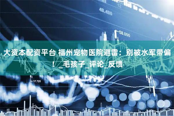 大资本配资平台 福州宠物医院避雷：别被水军带偏！_毛孩子_评论_反馈