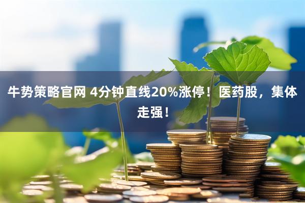 牛势策略官网 4分钟直线20%涨停！医药股，集体走强！