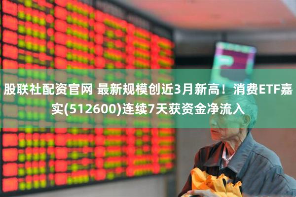 股联社配资官网 最新规模创近3月新高！消费ETF嘉实(512600)连续7天获资金净流入