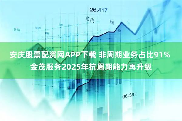 安庆股票配资网APP下载 非周期业务占比91% 金茂服务2025年抗周期能力再升级